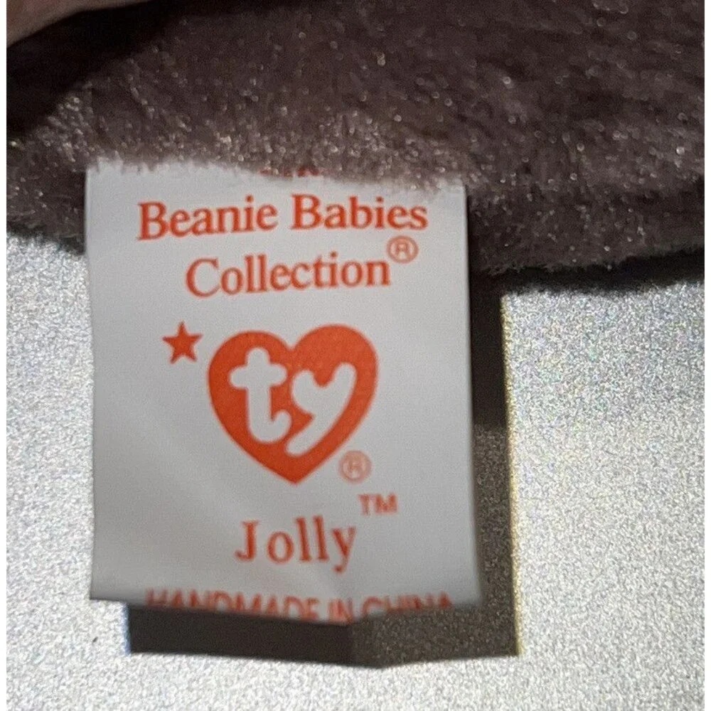 Ty Jolly the Walrus Beanie Baby, 1996, with tag errors. New